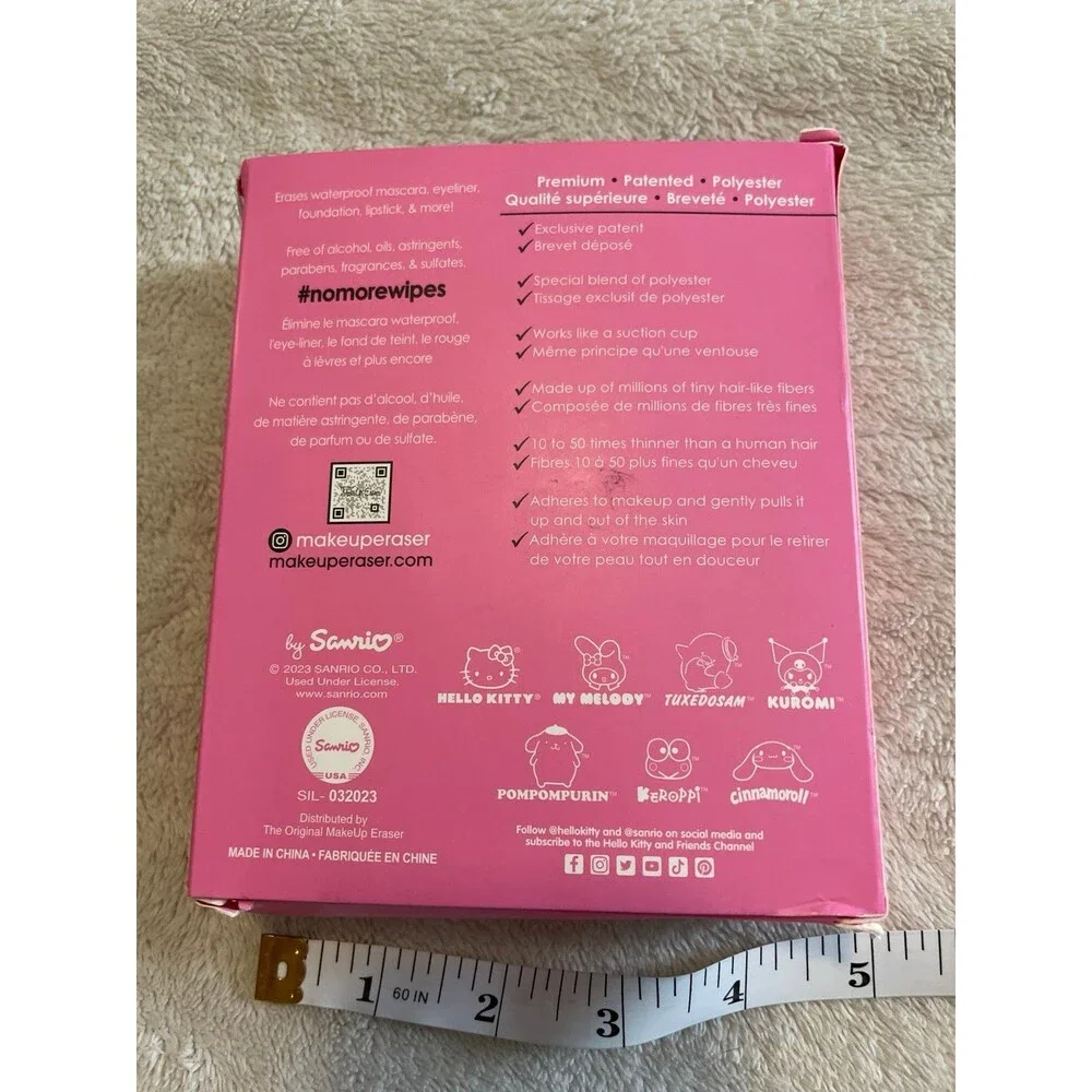 MAGIC ERASER face washcloths face wipes makeup remover Hello Kitty and friends 7
